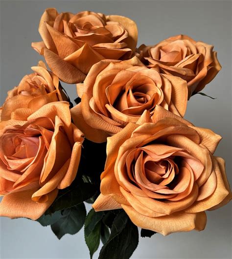 small fruit metal fabric rose|Ten SMALL metal Rust rose flowers WITH STEMS, accents.